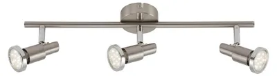Produktbild von LED Deckenleuchte 3 dreh- & schwenkbar inkl. GU10 3W nickel Briloner