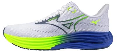 Produktbild von Mizuno WAVE RIDER 29 White/Estate Blue/Lightning Ye 42.5