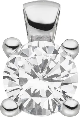 Produktbild von Anhänger 925 Sterling Silber 1 Zirkonia