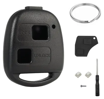 Obrázek produktu pro 2 klíče, pouzdro pro auto, náhrada za Toyota Yaris, RAV4, Corolla, s tlačítky