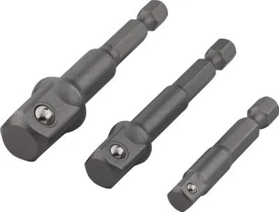 Image de Wolfcraft® Jeu d'adaptateurs à douille avec tige 6-pans