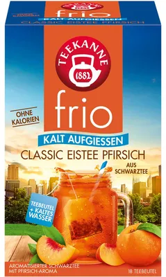 Obrázek produktu pro Teekanne frio Classic ledový čaj broskev černý čaj bez kalorií 45g