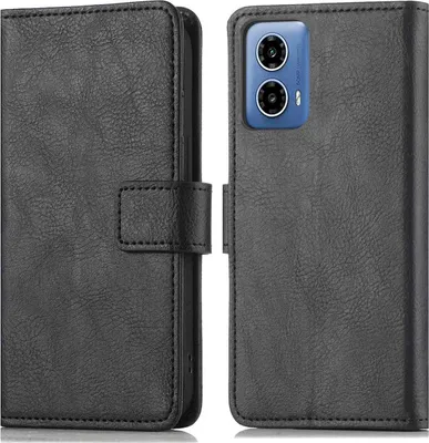 Zdjęcie produktu dla imoshion Luxe Bookcase dla Motorola Moto G34 - Czarny