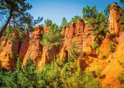 Immagine prodotto di Puzzle di Nathan: Regioni francesi - Sentiero dell'ocra del Roussillon, 1000 pezzi