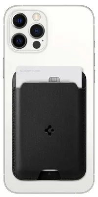 Zdjęcie produktu dla Spigen Valentinus Magsafe Universal Magnetic Card Holder Black