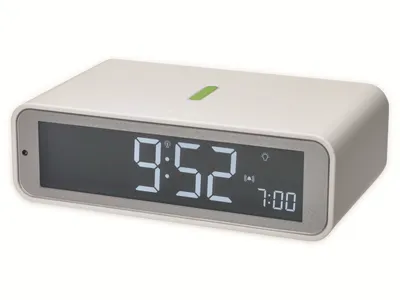 Produktbild von TFA Dostmann TFA Funkwecker Twist, weiß