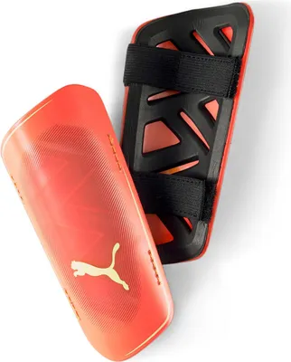 Produktbild von PUMA ULTRA Light Strap Schienbeinschoner fiery coral/fizzy light XS