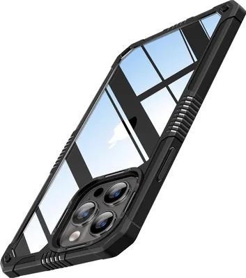 Image de Coque pour Apple iPhone 13 Pro Max Cadre noir Verre trempé Appareil photo