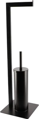 Obrázek produktu pro Držák toaletního papíru Lamento s kartáčem Marie Black