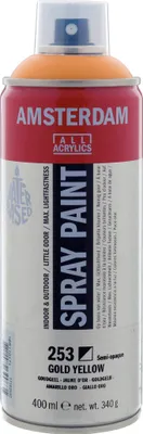 Obrázek produktu pro Amsterdam Spray Paint 400 ml Gold Yellow