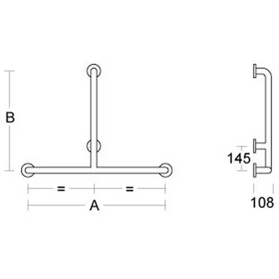 Produktbild von PBA Haltegriff T-Form
