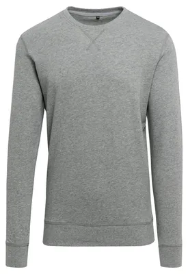 Produktbild von Build Your Brand - Sweatshirt Rundhalsausschnitt für Herren/Damen Uni LT1949 (S) (Grau)