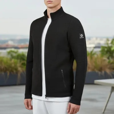 Obrázek produktu pro Pánský svetr NEWLAND Full Zip Black XXL