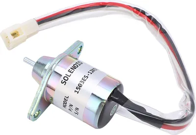 Immagine prodotto di elettrovalvola a 12 V per mancanza di carburante 1503es 12K5SUC5S di ricambio per trattorino John Deere 355d