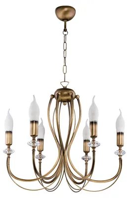 Immagine prodotto di Lampadario MELODY oro antico 6xE14x15W metallo, dimensioni: 88x52x52 cm, IP20 Jupiter