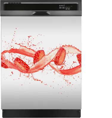 Produktbild von Magnete Dekorative 60x70 cm Küche Magnetmatte Spülmaschine - Splash Früchte Spritz
