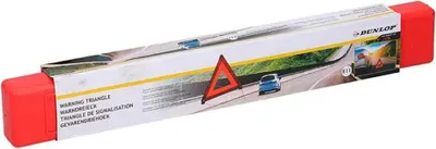 Image de Triangle Urgence Voiture Signalisation Routière Essentielle - Dunlop