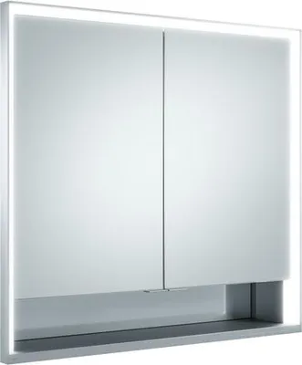 Immagine prodotto di KEUCO Royal Lumos armoire de toilette encastrable 2 portes, porte courte, avec miroir chauffant, 800mm, 14312171304, 14312171304