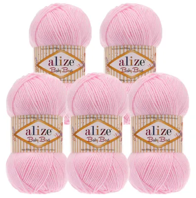 500g Alize Baby Best 185 pink