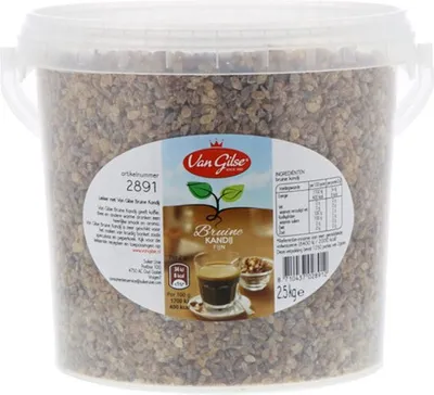 Produktbild von Van Gilse Braune Bonbons fein Eimer 2,5 Kilo