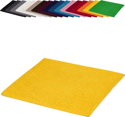 Produktbild von Seiftuch 30x30 cm Waschlappen Seifhandtuch 100% Baumwolle, Farbe: Gelb