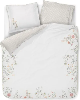 Produktbild von Pip Studio Bettwäsche-Garnitur Campo de Flores Farbe Off-white Größe 200x200+2x80x80