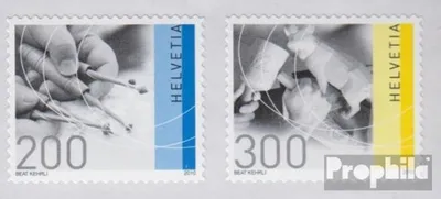 Produktbild von Briefmarken Schweiz 2010 Mi 2176-2177Fb Folienblatt (kompl.Ausg.) postfrisch Traditionelles Handwerk