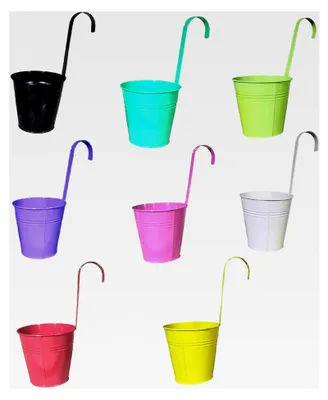 Produktbild von 6 Stück Hängetöpfe Blumentopf Ø 14 cm in 6 Farben