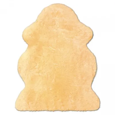Produktbild von Australisches Premium Lammfell beige ca. 90 × 63 cm