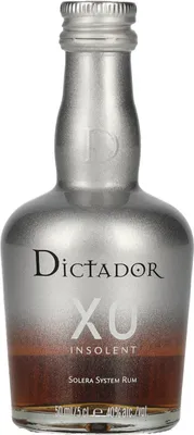 Produktbild von Dictador XO INSOLENT Solera System Rum 40% Vol. 0,05l