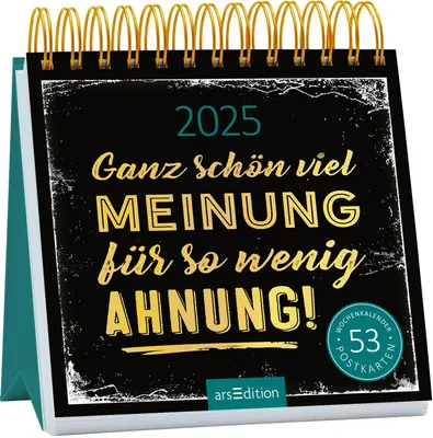 Productafbeelding van Postkaartenkalender: Veel meningen, weinig kennis. 2025