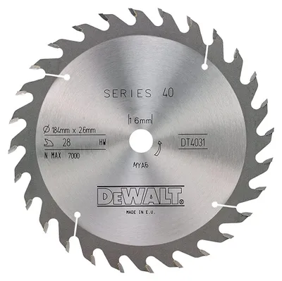 Produktbild von DEWALT Kreissaegeblatt Handkr. 184/16mm 28WZ