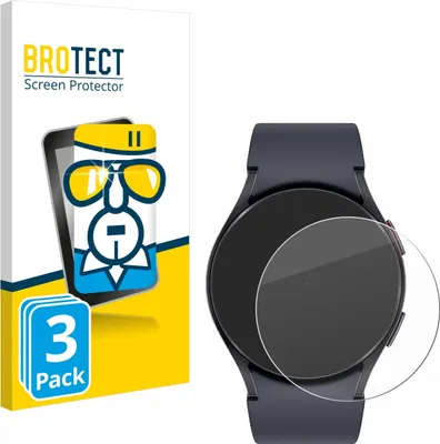 Produktbild von 3x BROTECT Schutzglas für Samsung Galaxy Watch 6 / 5 (44 mm) Displayschutz 9H Glas klar transparent