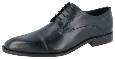 Produktbild von BUGATTI Business Schnürschuhe dunkelblau Glattleder - Größe: 46