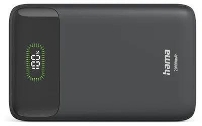 Produktbild von Hama PD20-W20 Powerbank 20000mAh PD & QC3.0, 2x USB-C+USB-A