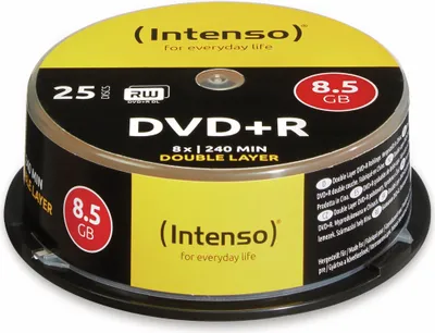 Immagine prodotto di Intenso - 25 x DVD+R DL - 8.5 GB 8x - Spindel