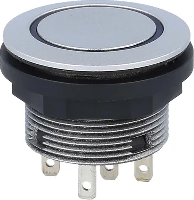 Immagine prodotto di Georg Schlegel Pulsante con illuminazione ad anello tattile, illuminabile 1W, rotondo, connettore piatto SHORTRON 2,8 mm x 0,8 mm - 1
