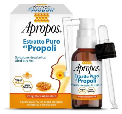Produktbild von APROPOS Reines Propolis-Extrakt, Spray + Pipette, 20 ml