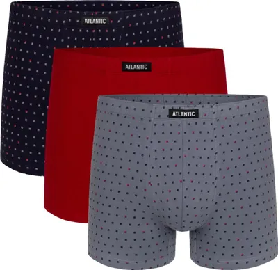 Produktbild von Atlantic Boxershorts mit Print aus 95% Baumwolle mehrfarbig XXL
