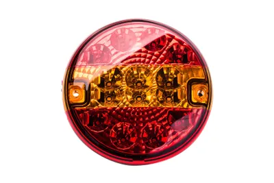 Obrázek produktu pro Zadní LED světlo sdružené, kulaté, 3 funkce, 12-24V