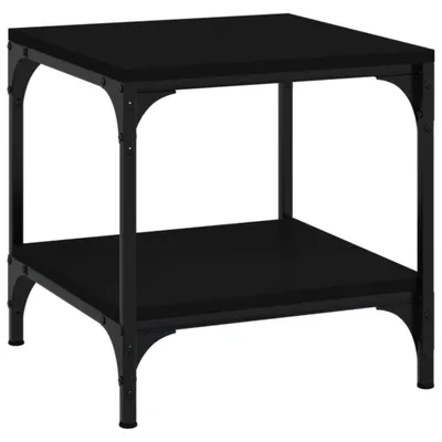 Produktbild von vidaXL Beistelltisch Schwarz 40x40x40 cm Holzwerkstoff