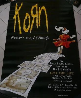 Obrázok produktu pre KORN - Follow The Leader - Plagát - 120x160 cm