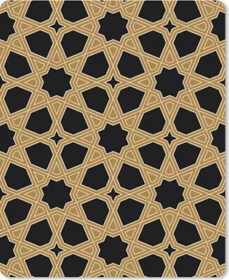Produktbild von MuchoWow® Mauspad Mousepad Geometrisch - Muster - Arabisch 19x23 cm - Mousepads - Maus Mat - Pad - Mausunterlage - Mauspads - Spielen