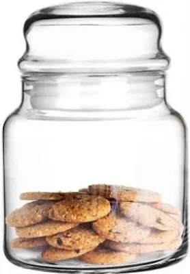 Produktbild von Vorratsdosen Vorratsgläser Vorratsgefäß Vorratsbehälter Glasbehälter mit Deckel(M: 635ml)