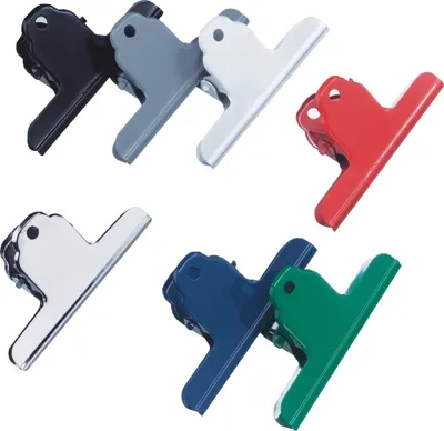 Produktbild von Briefklemmer 125mm schwarz 1 Stück Packung mit 36 Stück