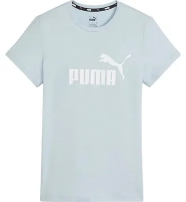 Imagen del producto de Puma - Camiseta "Essential" para mujer, modelo PP3673 (talla S), color azul claro