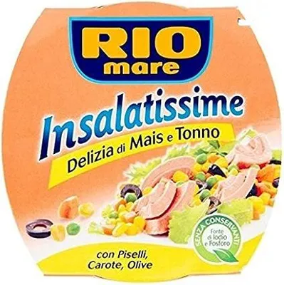 Produktbild von 3x Rio Mare Tonno Insalatissime Delizia Mais e Tonno Mais und Thunfisch 160g
