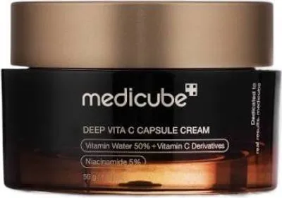 Produktbild von Medicube - Deep Vita C Capsule Cream - Rozjasňující a zpevňující krém s vitaminem C - 55 g