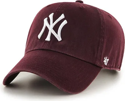 Produktbild von '47 Brand MLB Clean Up Strapback Cap New York Yankees maroon