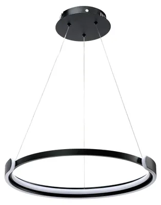 Image de Plafonnier Toolight App1927-Cp Black Led Noir